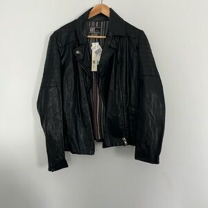 Faux Leather Jacket